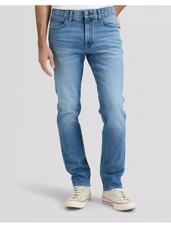 Lee Lee Jeansy RIDER Niebieski Straight Leg