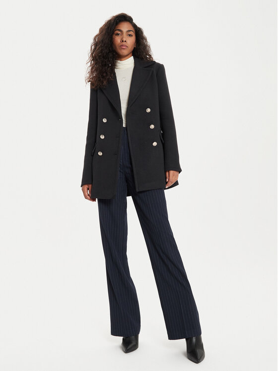 Morgan Morgan Cappotto di transizione 242-GCAB Nero Regular Fit