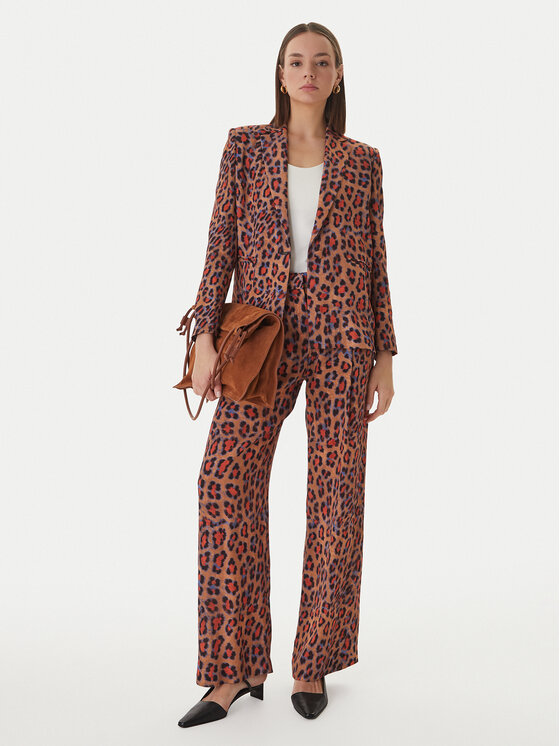 LOLA CASADEMUNT LOLA CASADEMUNT Сако MS2602005 Кафяв Straight Fit