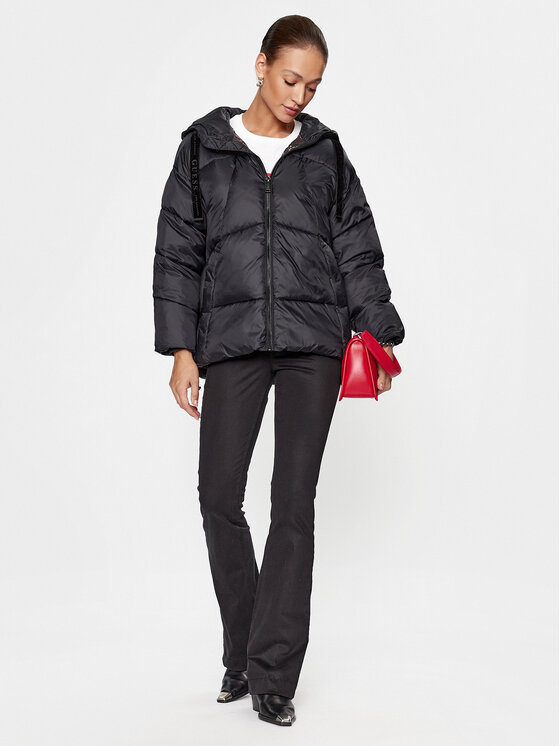 Guess Guess Daunenjacke W3BL21 WG0V0 Schwarz Regular Fit