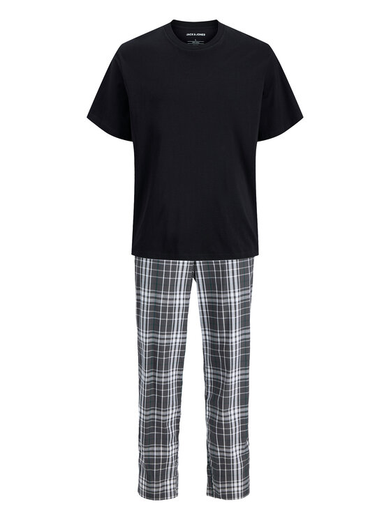 Jack & Jones Jack & Jones Piżama Luca 12266993 Czarny Standard Fit