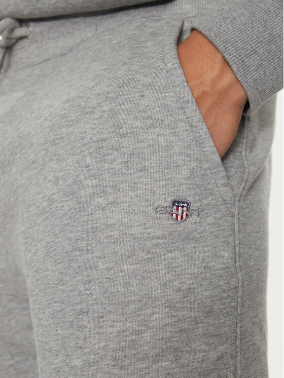 Gant Gant Spodnie dresowe Shield 2009026 Szary Regular Fit