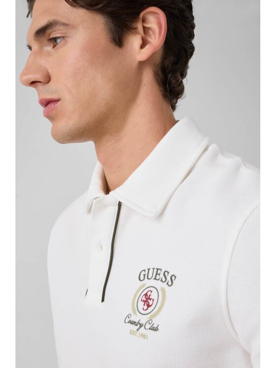 Guess Guess T-Shirt 183294 Biały Classic Fit