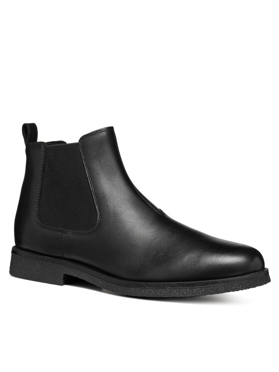 Geox Geox Боти тип челси Uomo Claudio U2658A 00043 C9999 Черен