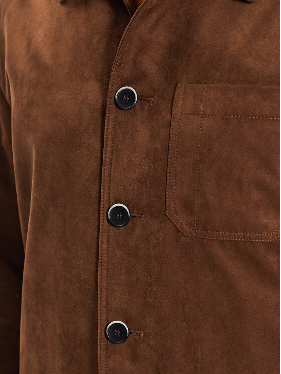 Sisley Sisley Jacke aus Kunstleder 2CF6SN01S Braun Regular Fit