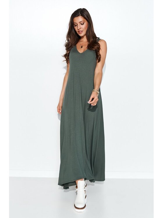 Sukienka letnia Numinou, Rozmiar 36/38, Khaki, NU384