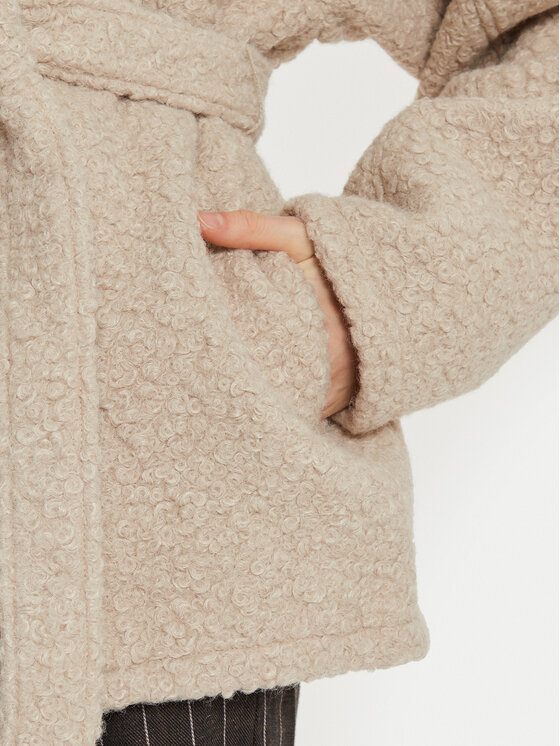 Gina Tricot Gina Tricot Wintermantel 24039 Beige Oversize