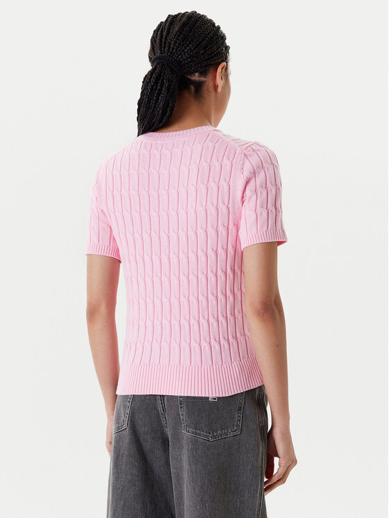 Tommy Hilfiger Tommy Hilfiger Sweater WW0WW45656 Rózsaszín Regular Fit