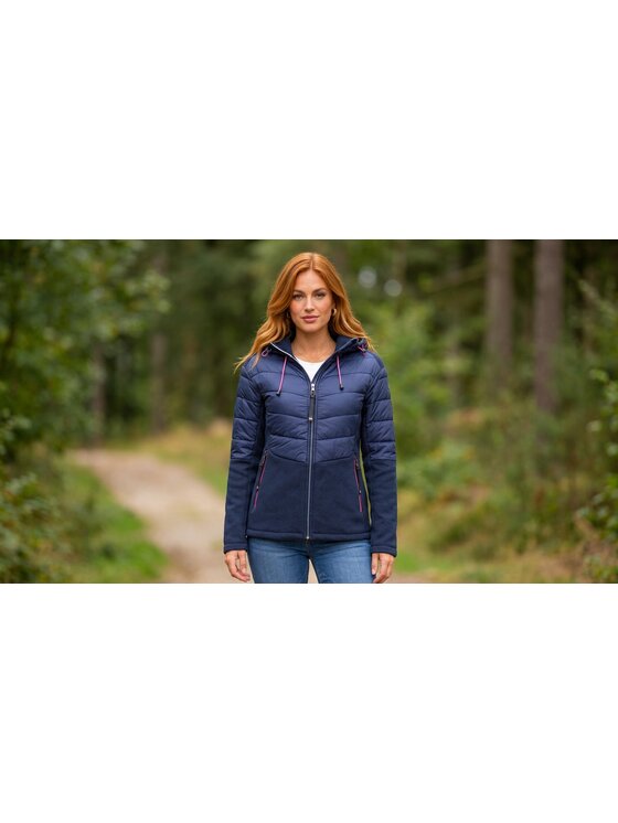 Geographical Norway Geographical Norway Polar WY7171F/GN-NAVY Granatowy Fitted Fit