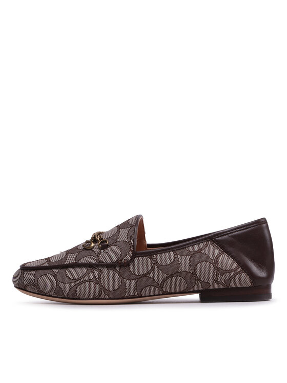 Coach Coach Loafersy Hanna Textured Jacq CC888 Hnědá