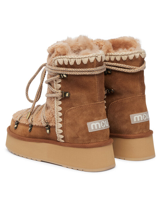 Mou Mou Schneeschuhe Mini Eskimo FW681014M Dunkelbraun