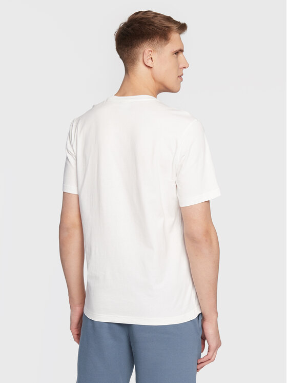 Champion Champion T-Shirt Small Script Logo Embroidery 218006 Weiß Regular Fit