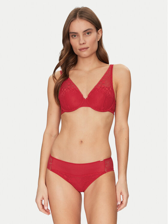 Chantelle Chantelle Сутиен с банели Day To Night C15F70 Червен