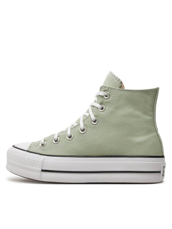 Converse Converse Tenisice Chuck Taylor All Star Lift Platform Hi A03541C Zelena
