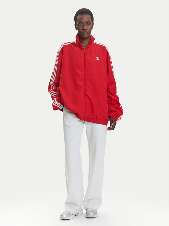 adidas adidas Bluza Adilenium Season 3 JD3393 Czerwony Oversize