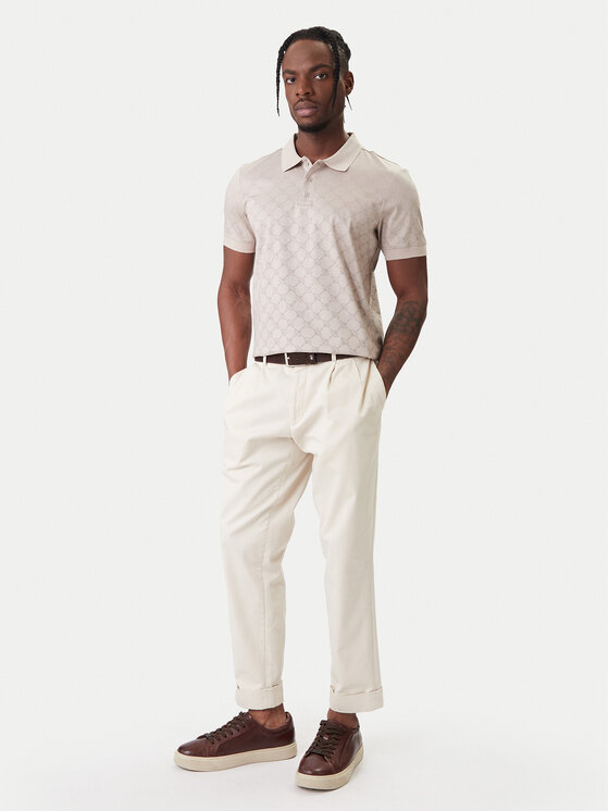 JOOP! JOOP! Polo majica Jesse 10100063 30100496 Rjava Regular Fit