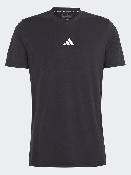 adidas adidas Koszulka techniczna Designed for Training IK9725 Czarny Slim Fit
