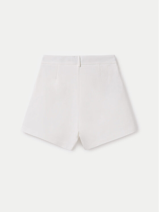Mayoral Mayoral Pantaloncini di tessuto 6214 Écru Regular Fit