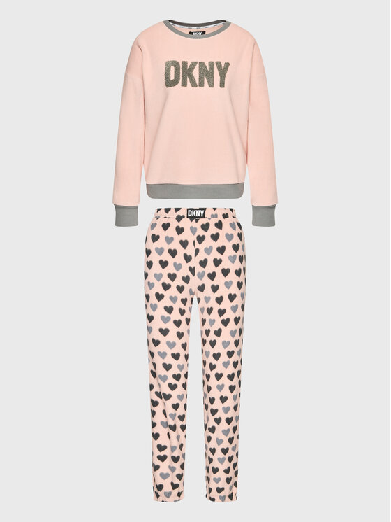 DKNY Pijama YI2822603F Roz Regular Fit