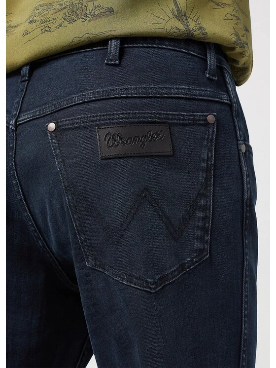 Wrangler Wrangler Jeansy RIVER Niebieski Straight Fit