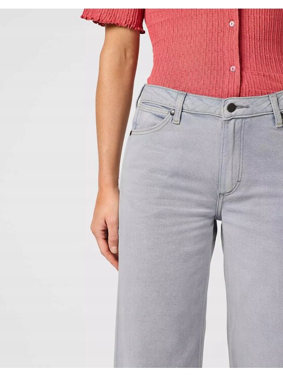Wrangler Wrangler Jeansy World Wide 661 Szary Basic Fit