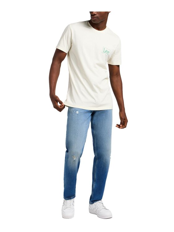Lee Lee Jeansy 112349203 Niebieski Relaxed Fit