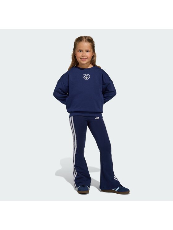 adidas adidas Completo felpa e leggings Disney KE0484 Blu scuro Slim Fit