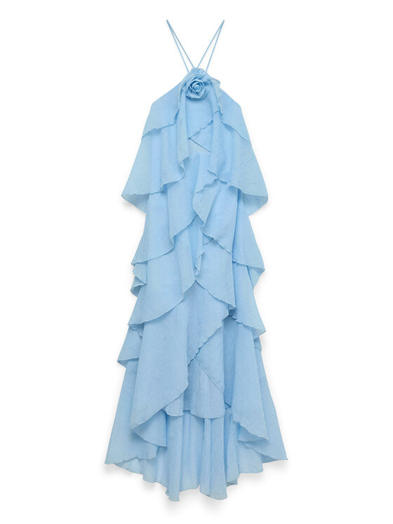 Vero Moda Vero Moda Letní šaty Delillah 10338846 Světle modrá Regular Fit