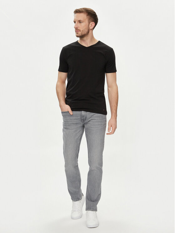 Tommy Hilfiger Tommy Hilfiger Комплект тениски UM0UM03137 Черен Regular Fit