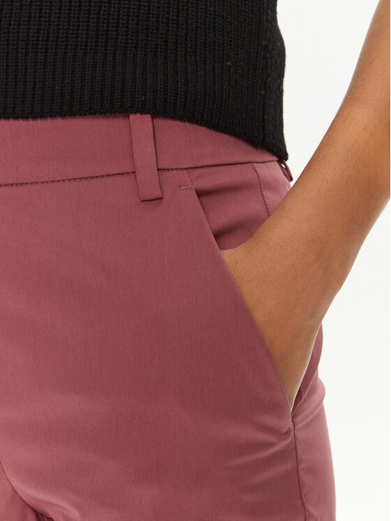 PINKO PINKO Spodnie materiałowe 100155 A1KH Różowy Regular Fit