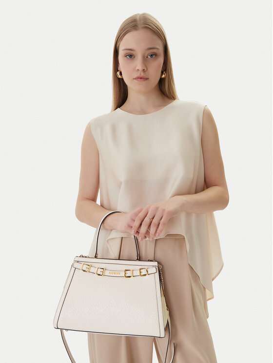 Guess Geantă Dovie HWKG99 09060 Écru