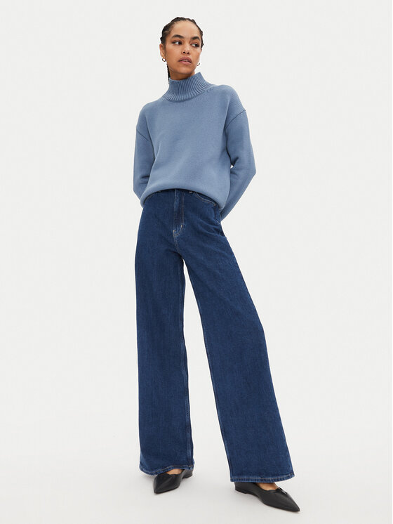 Calvin Klein Calvin Klein Rolák K20K207437 Modrá Regular Fit