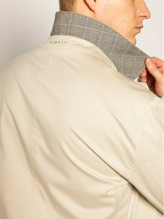 Bugatti Bugatti Cappotto di transizione 531800 57085 Beige Modern Fit