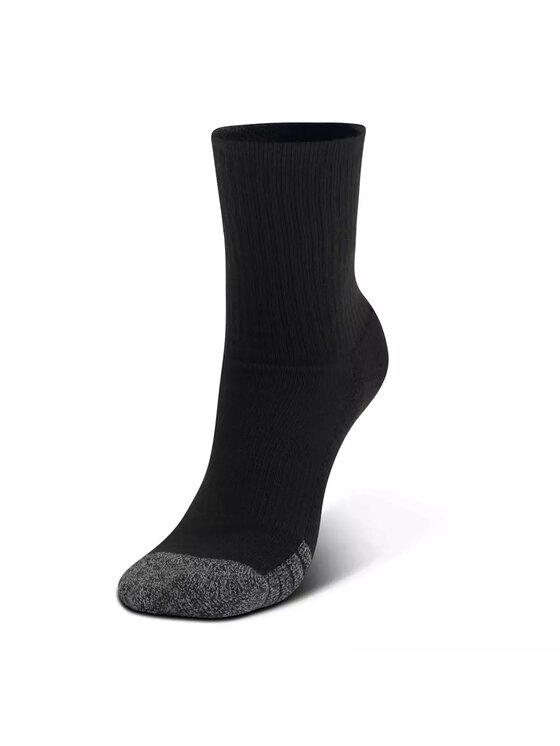 Under Armour Under Armour Skarpety Wysokie Dziecięce Heatgear 3pk Crew Yth Czarny