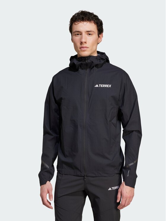 adidas adidas Kurtka do biegania 144305 Czarny Slim Fit