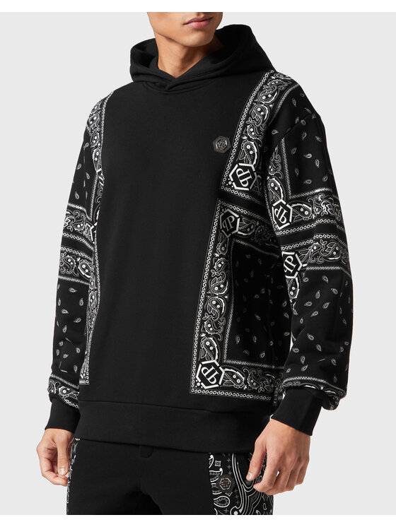 PHILIPP PLEIN PHILIPP PLEIN Bluza 2267 Czarny Regular Fit