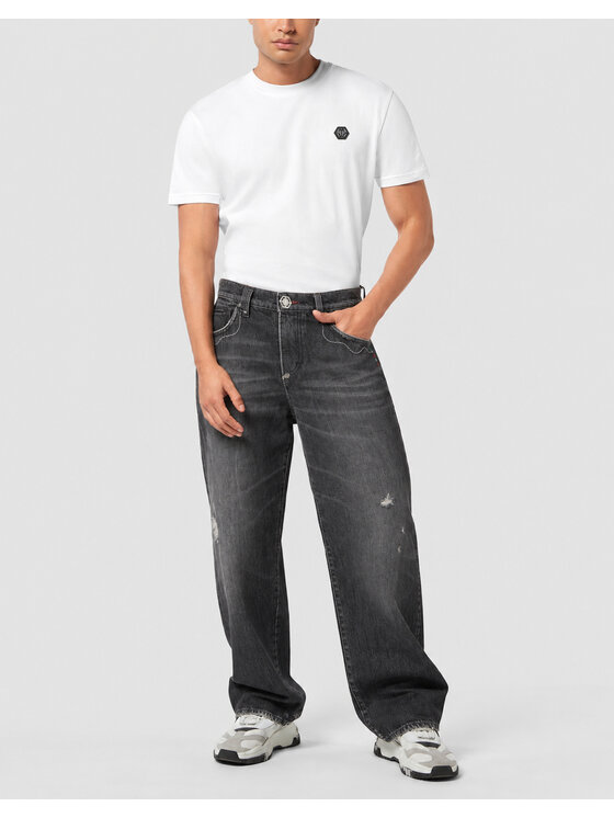 PHILIPP PLEIN PHILIPP PLEIN Jeansy 31228 Czarny Loose Fit