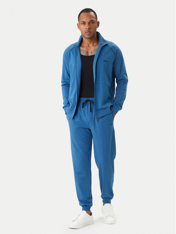 BOSS BOSS Pulóver Mix&Match 50515307 Kék Regular Fit