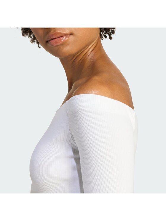 adidas adidas Blusa Essentials KE3153 Bianco Slim Fit