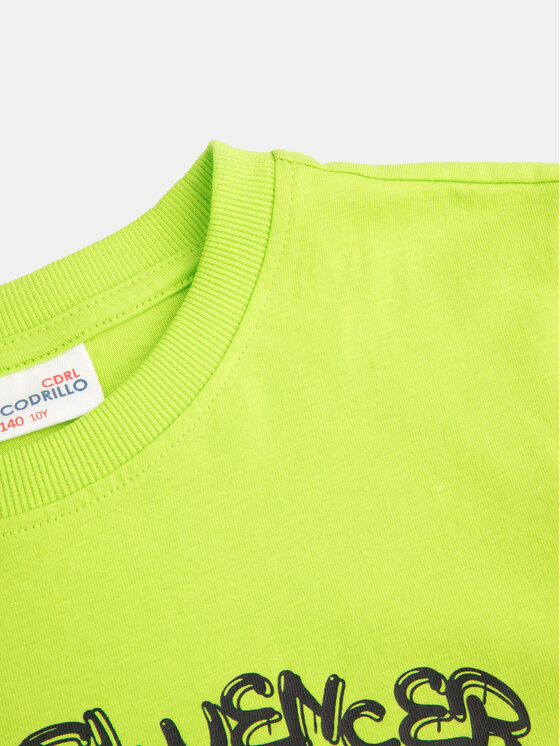 Coccodrillo Coccodrillo T-Shirt WC4143214VBC Zielony Regular Fit