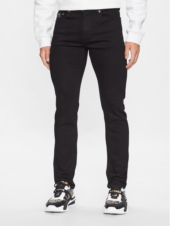 Versace Jeans Couture Jeans hlače 74GAB5S0 Črna Slim Fit