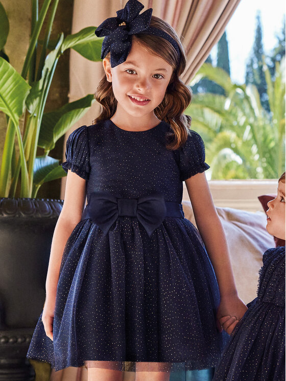 Abel & Lula Abel & Lula Elegantne kleit 5534 Tumesinine Regular Fit