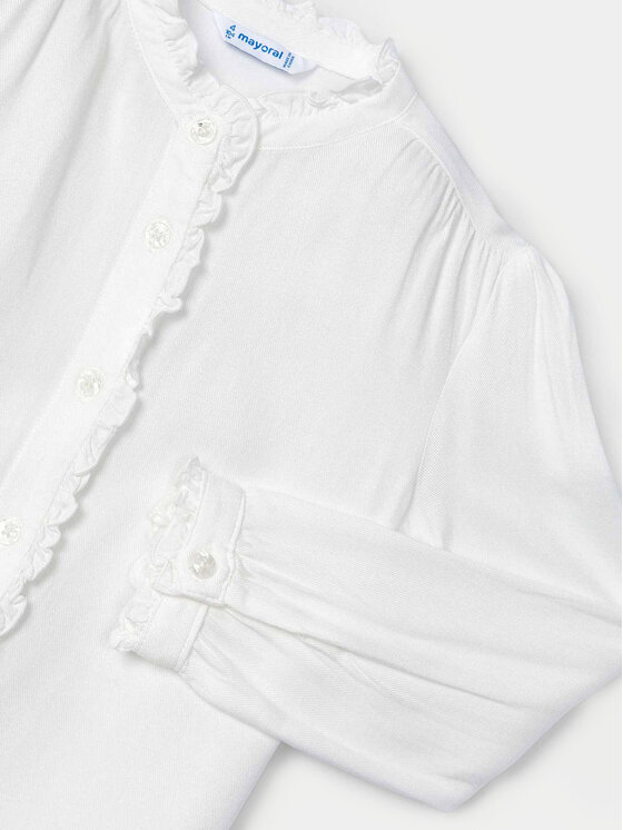 Mayoral Mayoral Camicia 4105 Écru Regular Fit
