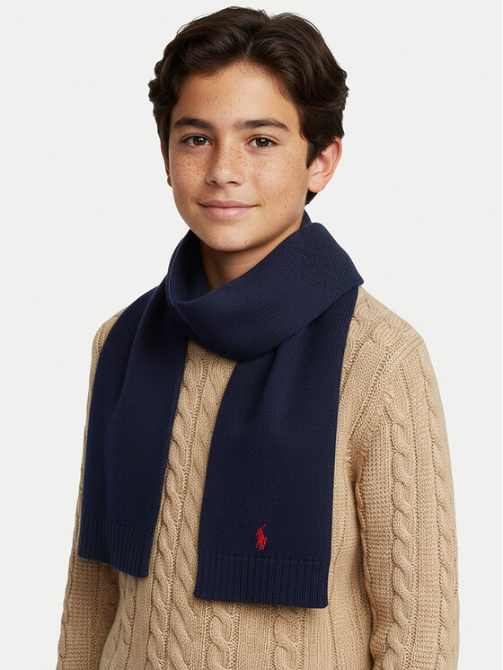 Polo Ralph Lauren Polo Ralph Lauren Szalik 323953205001 Granatowy