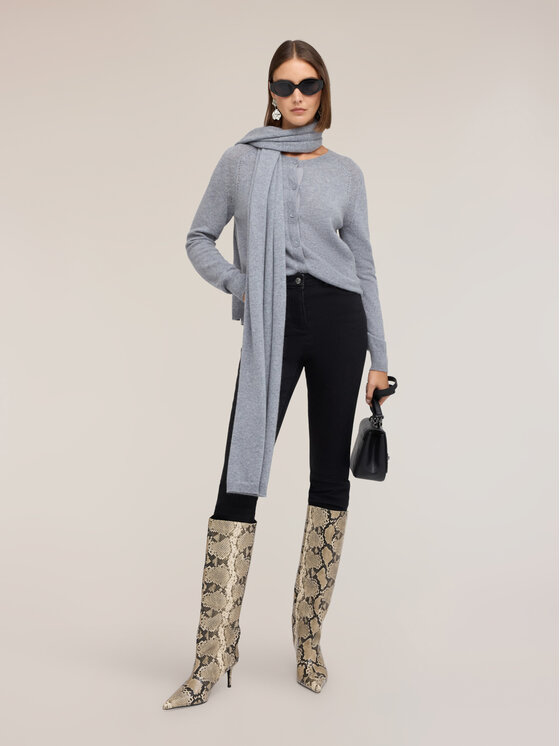 Motivi Motivi Maglione M391W004101N013 Grigio Regular Fit