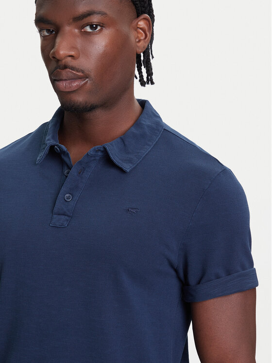 Mustang Mustang Poloshirt Palco 1016505 Dunkelblau Regular Fit