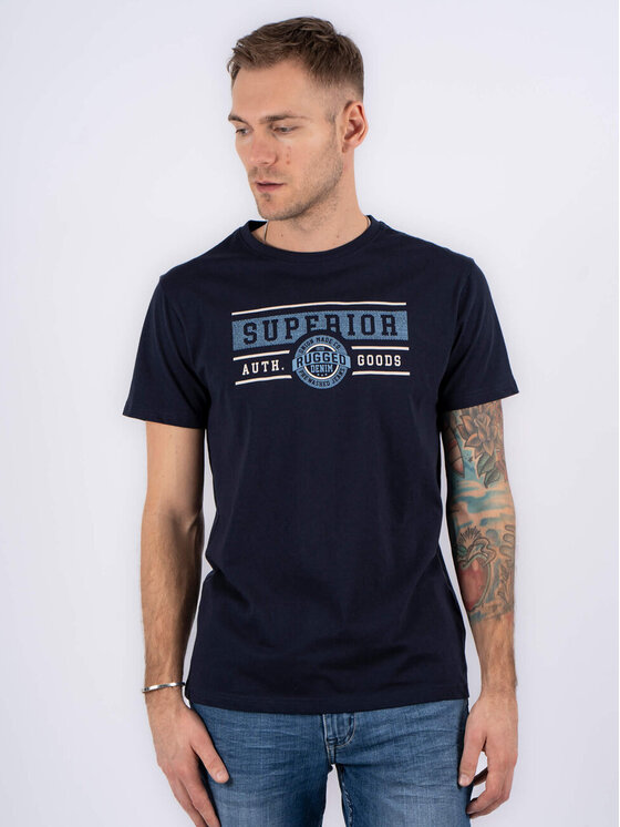 Marcus Marcus T-Shirt Esme Niebieski Regular Fit