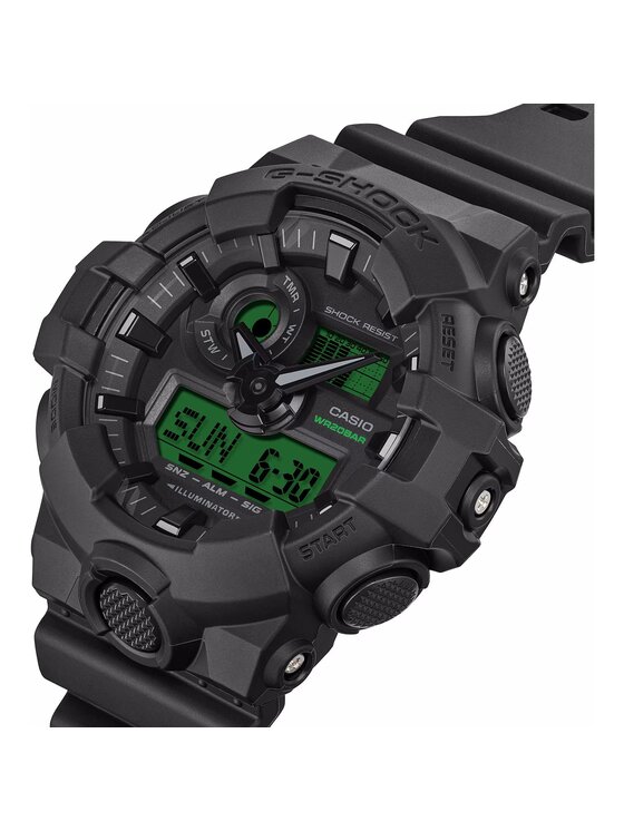 Casio Casio Zegarek GA-700BEG-1AER Czarny