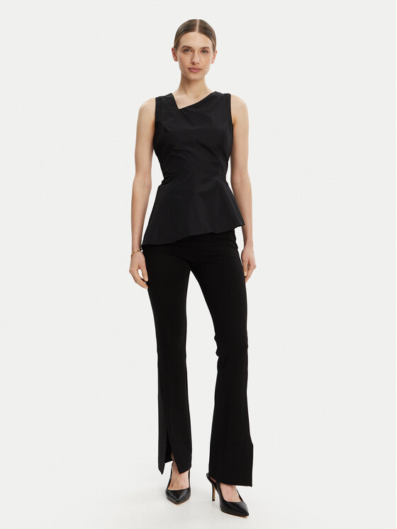 DKNY DKNY Bluzka P4JA1Z31 Czarny Regular Fit