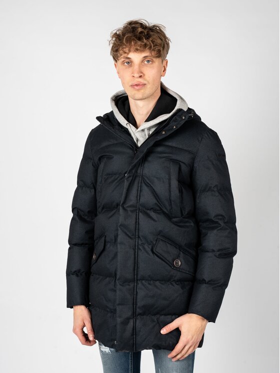 Geox Geox Parka M2628P T2956 Černá Regular Fit